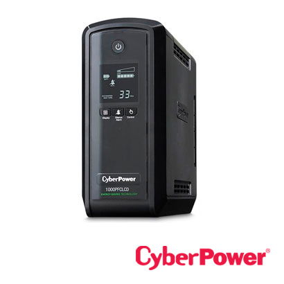 UPS de 1000 VA/600 W, Topología Línea Interactiva, Entrada 120 Vca NEMA 5-15P, Onda Senoidal Pura, Tipo Torre, Con 10 Tomas NEMA 5-15R