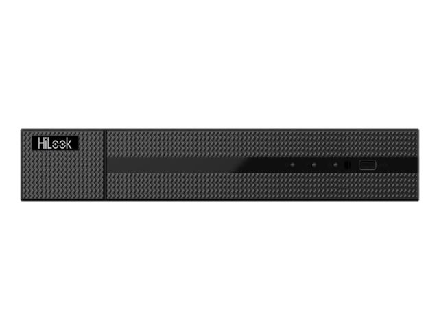 HiLook IP - NVR 8 Megapixel - NVR-108MH-C/8P - 8 Canales IP - 8 Puertos POE IEEE 802.3 af/at - H.265+/H.265 - Storage; Hasta 1 HDD 6TB Sata 3,5 - Video Output: HDMI/VGA independent - USB: 2 × USB 2.0 - 10/100/1000 Mbps network interface - ONVIF