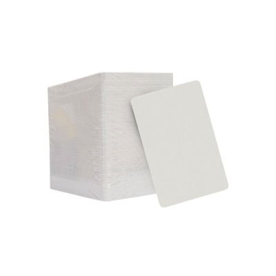 One Side Printable Cards with Adhesive, 100 pcs Package / Paste on non-printable cards