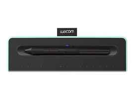 Wacom Intuos Tableta de lápiz creativa Medium - Digitalizador - 21.6 x 13.5 cm - electromagnético - 4 botones - inalámbrico, cableado - USB, Bluetooth - verde pistacho