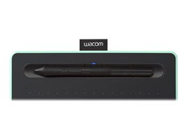 Wacom Intuos Tableta de lápiz creativa Medium - Digitalizador - 21.6 x 13.5 cm - electromagnético - 4 botones - inalámbrico, cableado - USB, Bluetooth - verde pistacho