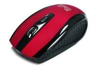 Klip Xtreme - Mouse - Wireless - 2.4 GHz - Red - Nano - 6-button Opt