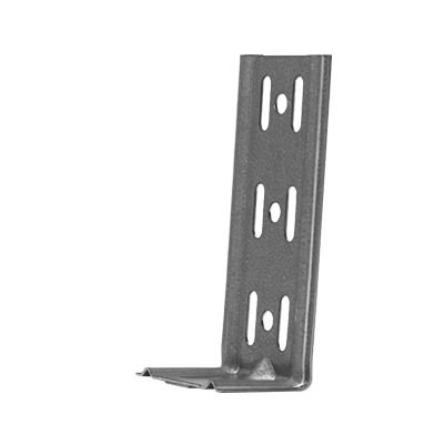 Ménsula económica, para montaje en pared, para anchos de charola de 100mm, con acabado Electro Zinc Ménsula económica, para montaje en pared, para anchos de charola de 100mm, con acabado Electro Zinc