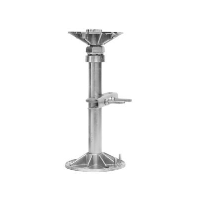 Soporte para instalación en piso falso a poste, con acabado Electro Zinc (No incluye poste) Soporte para instalación en piso falso a poste, con acabado Electro Zinc (No incluye poste)
