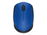 Logitech M170 - Ratón - diestro y zurdo - inalámbrico - 2.4 GHz - receptor inalámbrico USB - azul
