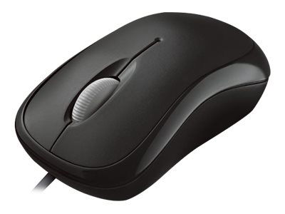 Microsoft Basic Optical Mouse - Ratón - diestro y zurdo - óptico - 3 botones - cableado - USB - negro Microsoft Basic Optical Mouse - Ratón - diestro y zurdo - óptico - 3 botones - cableado - USB - negro