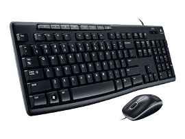 Logitech Media Combo MK200 - Juego de teclado y ratón - USB