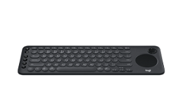 Logitech - K600 Smart TV Keyboard - Wireless - Spanish - Bluetooth - Black - intergrated touchpad