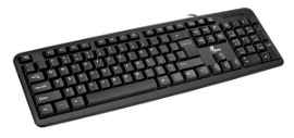 Xtech - Keyboard - Wired - English - USB - Black - Standard XTK-092E