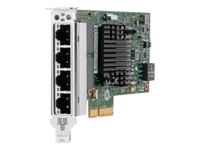 HPE 366T - Adaptador de red - PCIe 2.1 x4 perfil bajo - Gigabit Ethernet x 4 - para Edgeline e920; ProLiant DL360 Gen10