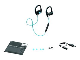 Jabra Sport Pace - Auriculares internos con micro - en oreja - montaje encima de la oreja - Bluetooth - inalámbrico - azul Jabra Sport Pace - Auriculares internos con micro - en oreja - montaje encima de la oreja - Bluetooth - inalámbrico - azul