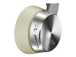 Lenovo Yoga - Auriculares con diadema con micro - en oreja - Bluetooth - inalámbrico - cancelación de sonido activo - mica