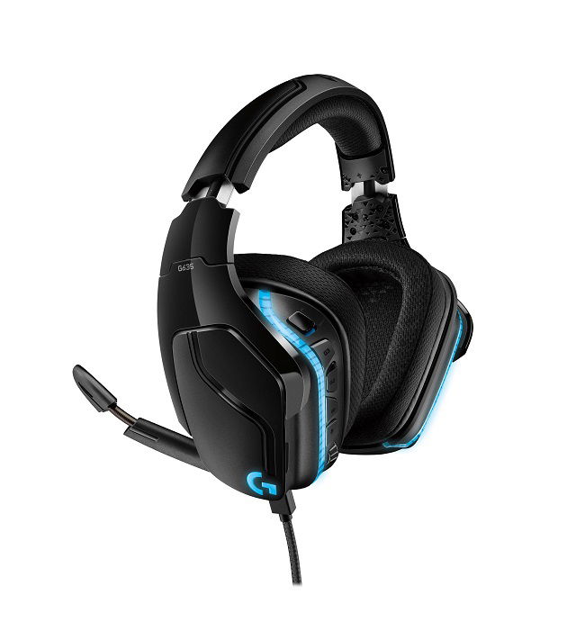 Logitech G635 - Auricular - 7.1 canales - tamaño completo - cableado - USB, conector de 3,5 mm Logitech G635 - Auricular - 7.1 canales - tamaño completo - cableado - USB, conector de 3,5 mm