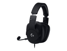 Logitech G Pro - Auricular - tamaño completo - cableado - conector de 3,5 mm - aislamiento de ruido - negro