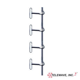 Antena para Estación Base UHF, de 4 Dipolos, Rango de Frecuencia 406-512 MHz. Antena para Estación Base UHF, de 4 Dipolos, Rango de Frecuencia 406-512 MHz.