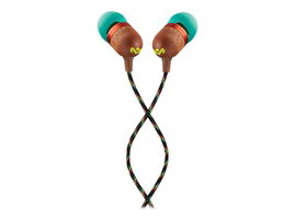 House of Marley Smile Jamaica - Auriculares internos con micro - en oreja - cableado - conector de 3,5 mm - rasta