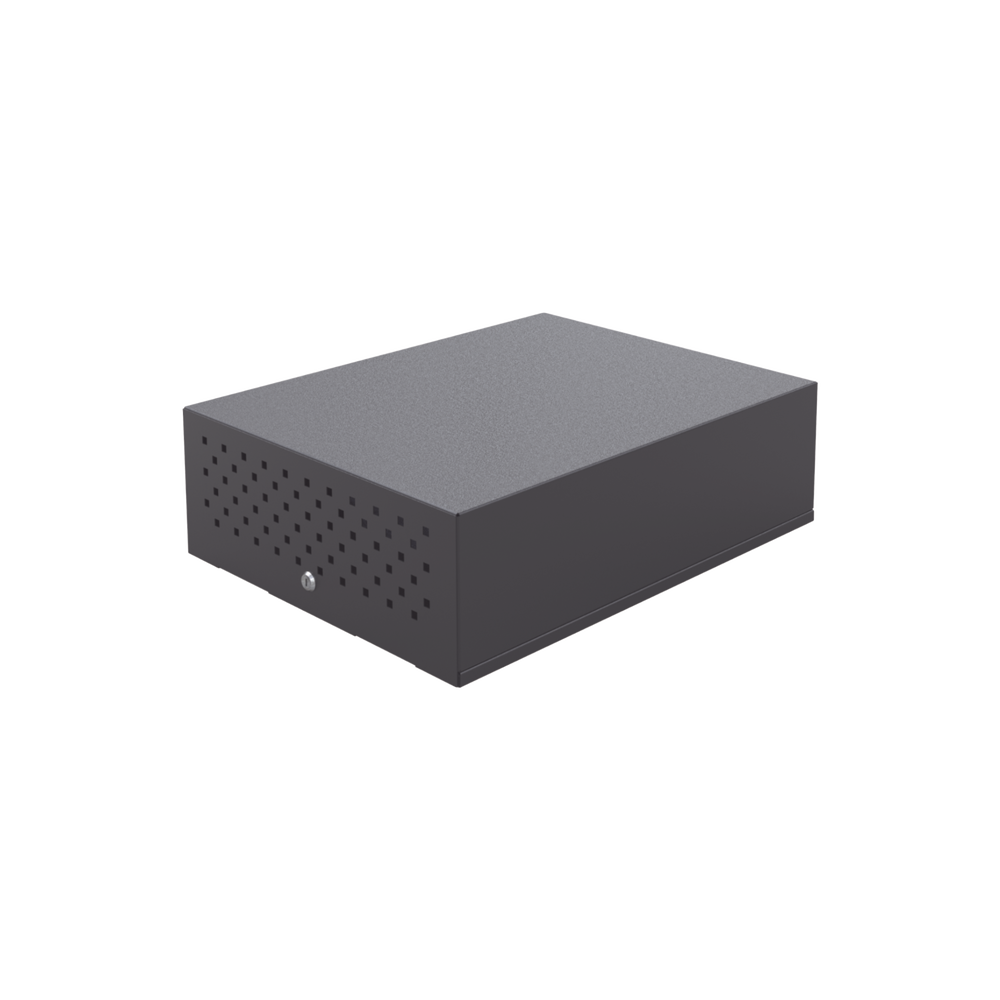 Gabinete Metálico de Seguridad para DVR/NVR. Tamaño Max. de DVR/NVR:  440 x 177 x 462 mm (An. x Al. x Prof.)
