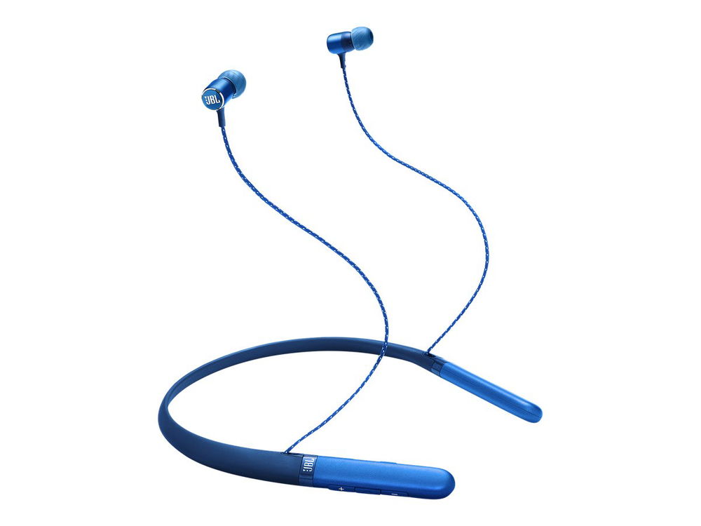 JBL LIVE 200BT - Auriculares internos con micro - en oreja - barboquejo - Bluetooth - inalámbrico - azul héroe