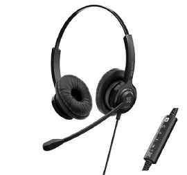 Klip Xtreme - KCH-911 - Auricular - Para Conferencia - Cableado - On-Ear - USB - Vol-Mic