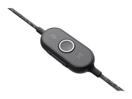 Logitech Zone Wired Noise Cancelling Headset - Para Microsoft Teams - auricular - en oreja - cableado - cancelación de sonido activo - USB-C - grafito Logitech Zone Wired Noise Cancelling Headset - Para Microsoft Teams - auricular - en oreja - cableado - cancelación de sonido activo - USB-C - grafito