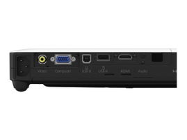 Epson PowerLite 1780W - Proyector 3LCD - portátil - 3000 lúmenes (blanco) - 3000 lúmenes (color) - WXGA (1280 x 800) - 16:10 - 720p - Wi-Fi - Epson Brighter Futures Education Program