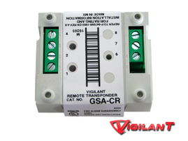 MODULO RELEVADOR VIGILANT GSA-CR CON DIRECCION ELECTRONICA (SIN SWITCHES) CONTACTOS DE SALIDA NORMALMENTE ABIERTO Y NORMALMENTE CERRADO, SE INTEGRA POR MEDIO DE LOS LAZOS DE COMUNICACION SLC A LOS PANELES VS1 Y VS4 DE KIDDE, LISTADO UL, ULC, CSFM, ME