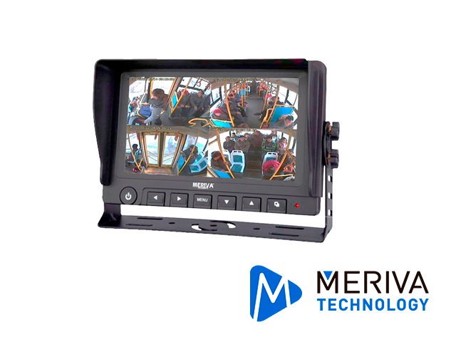 MONITOR MOVIL DE 7 PULGADAS MERIVA TECHNOLOGY MODELO MMV7 COMPATIBLE CON GRABADORES DE SERIE MX1N / MM1N / MX3N 