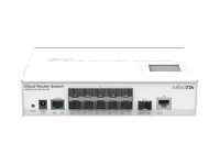 MikroTik Cloud Router Switch CRS212-1G-10S-1S+IN - Conmutador - L3 - 10 x SFP + 1 x 10 Gigabit SFP+ - sobremesa - DC power