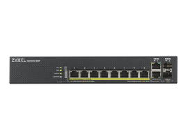 Zyxel GS1920-8HPv2 - Conmutador - inteligente - 8 x 10/100/1000 (PoE+) + 2 x Gigabit SFP combinado - sobremesa, montaje en pared - PoE+ (130 W) Zyxel GS1920-8HPv2 - Conmutador - inteligente - 8 x 10/100/1000 (PoE+) + 2 x Gigabit SFP combinado - sobremesa, montaje en pared - PoE+ (130 W)