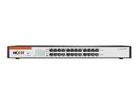 Nexxt Axis2400R - Conmutador - sin gestionar - 24 x 10/100/1000 - sobremesa, montaje en rack
