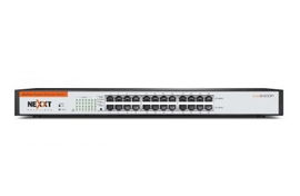 Nexxt Axis2400R - Conmutador - sin gestionar - 24 x 10/100/1000 - sobremesa, montaje en rack