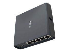 MikroTik RouterBOARD hAP ac lite RB952UI-5AC2ND - Punto de acceso inalámbrico - 100Mb LAN - Wi-Fi 5 - 2.4 GHz, 5 GHz - alimentación cc