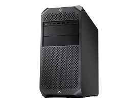 HP Z4 G4 - MT - 4U - 1 x Xeon W-2102 / 2.9 GHz - vPro - RAM 8 GB - HDD 1 TB - grabadora de DVD - sin gráficos - GigE - Win 10 Pro for Workstations - monitor: ninguno - negro