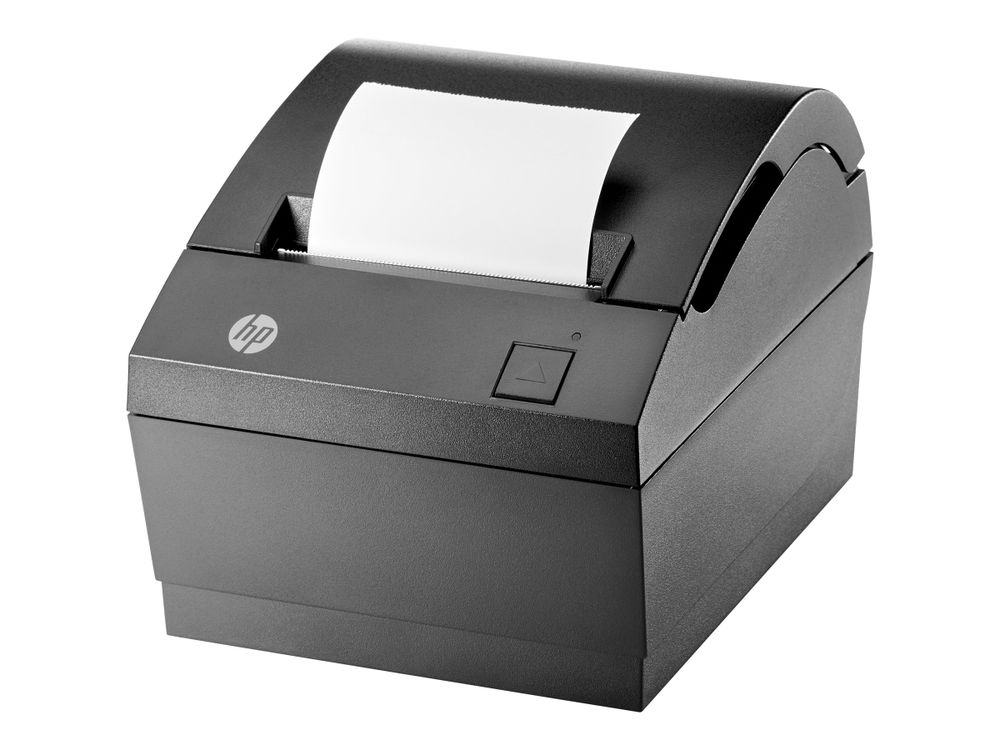 HP Value Receipt Printer II - Impresora de recibos - térmica directa - rollo 8 cm - 203 ppp - hasta 180 mm/segundo - USB 2.0, serial - cortador - HP carbonite