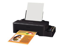 Epson L120 - Impresora - color - chorro de tinta - rellenable - A4/Legal - 720 x 720 ppp - hasta 8.5 ppm (mono) / hasta 4.5 ppm (color) - capacidad: 50 hojas - USB 2.0