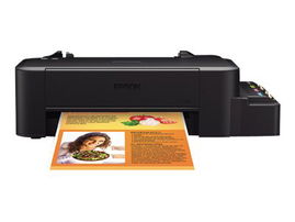 Epson L120 - Impresora - color - chorro de tinta - rellenable - A4/Legal - 720 x 720 ppp - hasta 8.5 ppm (mono) / hasta 4.5 ppm (color) - capacidad: 50 hojas - USB 2.0