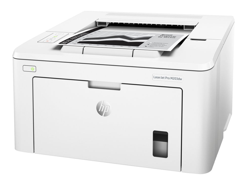 HP LaserJet Pro M203dw - Impresora - B/N - a dos caras - laser - A4/Legal - 1200 x 1200 ppp - hasta 30 ppm - capacidad: 260 hojas - USB 2.0, LAN, Wi-Fi(n)