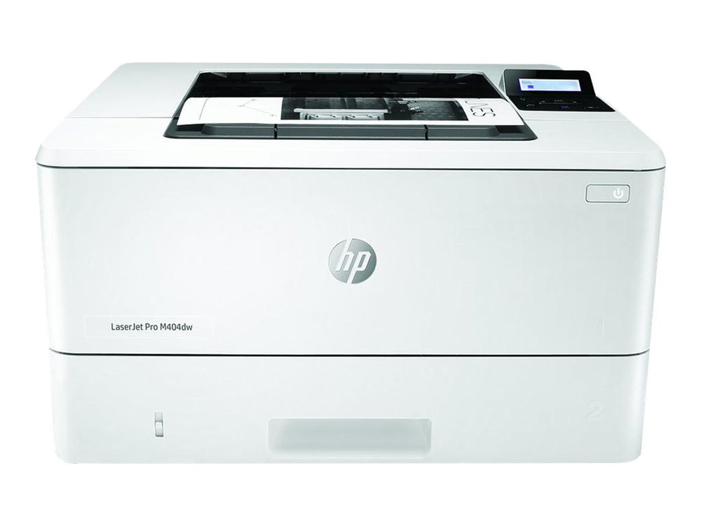 HP LaserJet Pro M404dw - Impresora - B/N - a dos caras - laser - A4/Legal - 4800 x 600 dpi - hasta 38 ppm - capacidad: 350 hojas - USB 2.0, Gigabit LAN, Wi-Fi(n), host USB