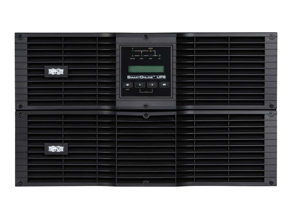 Tripp Lite UPS Smart Online 10000VA 9000W Rackmount 10kVA 200-240V USB DB9 Manual Bypass Switch Hot Swap 6URM - UPS - CA 200/208/220/230/240 V - 9 kW - 10000 VA - conectores de salida: 6 - 6U - negro atractivo