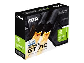 MSI GT 710 2GD3 LP - Tarjeta gráfica - GF GT 710 - 2 GB DDR3 - PCIe 2.0 x16 perfil bajo - DVI, D-Sub, HDMI MSI GT 710 2GD3 LP - Tarjeta gráfica - GF GT 710 - 2 GB DDR3 - PCIe 2.0 x16 perfil bajo - DVI, D-Sub, HDMI