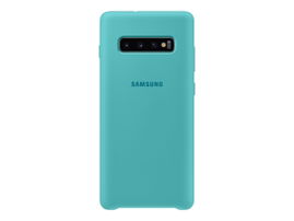 Samsung Silicone Cover EF-PG975 - Carcasa trasera para teléfono móvil - silicona - verde - para Galaxy S10+, S10+ (Unlocked)