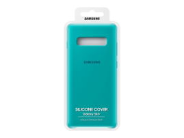 Samsung Silicone Cover EF-PG975 - Carcasa trasera para teléfono móvil - silicona - verde - para Galaxy S10+, S10+ (Unlocked)