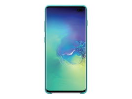 Samsung Silicone Cover EF-PG975 - Carcasa trasera para teléfono móvil - silicona - verde - para Galaxy S10+, S10+ (Unlocked)