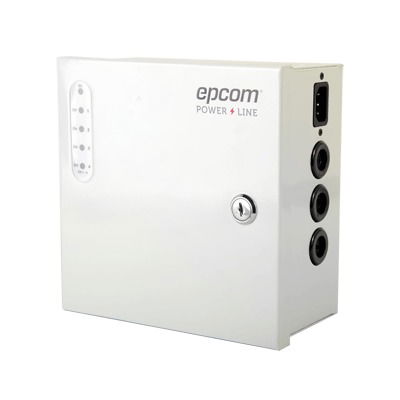 Fuente de poder profesional de 24 Vca @ 4 Amper, para 4 camaras, con voltaje de entrada de: 110 Vca Fuente de poder profesional de 24 Vca @ 4 Amper, para 4 camaras, con voltaje de entrada de: 110 Vca