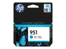 HP 951 - 8 ml - cián - original - cartucho de tinta - para Officejet Pro 251dw, 276dw, 8100, 8600, 8600 N911a, 8610, 8615, 8616, 8620, 8625, 8630