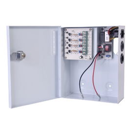 Fuente de poder profesional de 12 Vcc @ 4 A / para 4 cámaras / Compatibilidad con batería de respaldo / Voltaje de entrada 96-264 Vca Fuente de poder profesional de 12 Vcc @ 4 A / para 4 cámaras / Compatibilidad con batería de respaldo / Voltaje de entrada 96-264 Vca