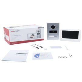 Hikvision DS-KIS601 - Sistema de intercomunicación de vídeo - cableado - 7