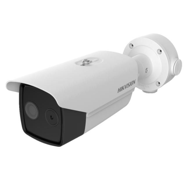 Hikvision Fever Screening Thermal & Optical Network Bullet Camera DS-2TD2636B-15/P - Cámara de videovigilancia de red/térmica - en interior - color (Día y noche) - 2688 x 1520 (óptico) / 384 x 288 (térmico) - focal fijado - audio - compuesto - LAN 10 Hikvision Fever Screening Thermal & Optical Network Bullet Camera DS-2TD2636B-15/P - Cámara de videovigilancia de red/térmica - en interior - color (Día y noche) - 2688 x 1520 (óptico) / 384 x 288 (térmico) - focal fijado - audio - compuesto - LAN 10