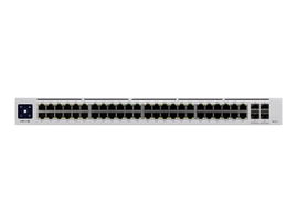 Ubiquiti UniFi Switch USW-PRO-48-POE - Conmutador - Gestionado - 48 x 10/100/1000 (40 PoE+, 8 PoE++) + 4 x 10Gb Ethernet SFP+ - montaje en rack - PoE++ (600 W) - CA 120/230 V / DC 11,5/52 V