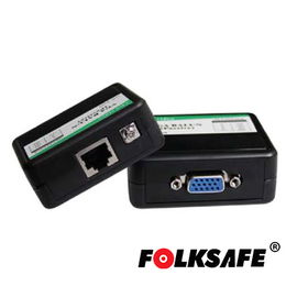EXTENSOR DE VIDEO VGA, FOLKSAFE FS-6001P TRANSMISOR/RECEPTOR, SOPORTA HASTA 180MTS RESOLUCIÓN DE 640 X 480(CHECAR TABLA DE RESOLUCIONES) UTILIZANDO CABLE UTP CAT 5E/6(RECOMENDABLE 100% COBRE). EXTENSOR DE VIDEO VGA, FOLKSAFE FS-6001P TRANSMISOR/RECEPTOR, SOPORTA HASTA 180MTS RESOLUCIÓN DE 640 X 480(CHECAR TABLA DE RESOLUCIONES) UTILIZANDO CABLE UTP CAT 5E/6(RECOMENDABLE 100% COBRE).